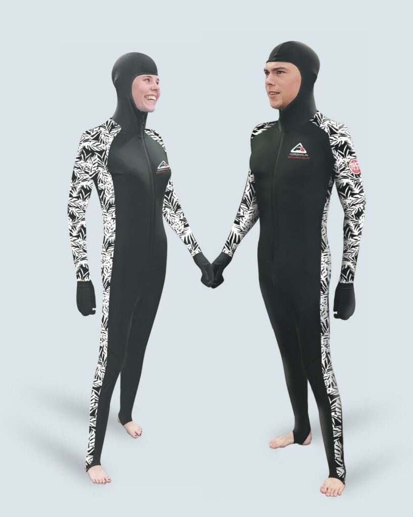 Stingersuit bianco e nero